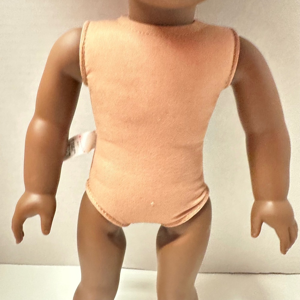 American Girl 18" Doll Dark Skin Brown Eyes Curly Hair TLC Nude - Picture 6 of 16